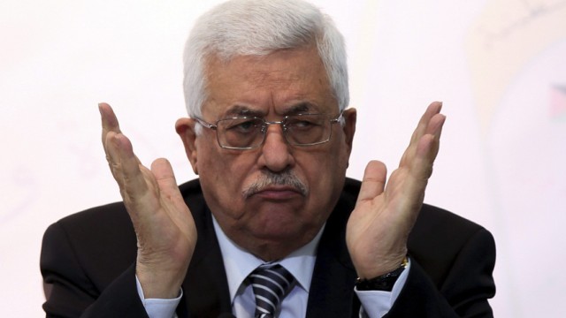 Palästinenser-Präsident Abbas Israel