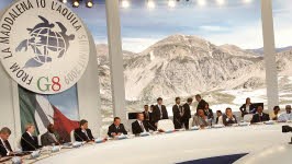 G8 Gipfel Hunger Entwicklungshilfe L'Aquila Italien, dpa