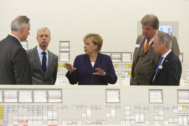 Angela Merkel, Juergen Grossmann, Johannes Teyssen, Norbert Roettgen, Gerd Jaeger