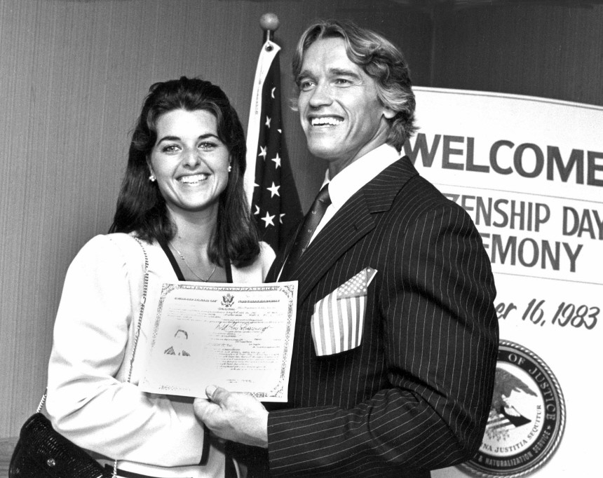 Maria Shriver und Arnold Schwarzenegger, 1983