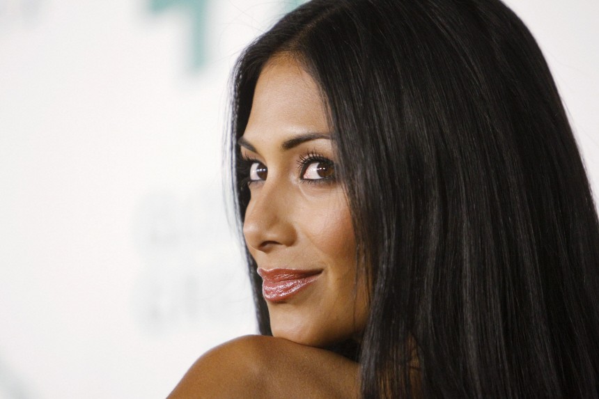 Nicole Scherzinger poses at the 7th annual Global Green USA pre-Oscar party in Hollywood