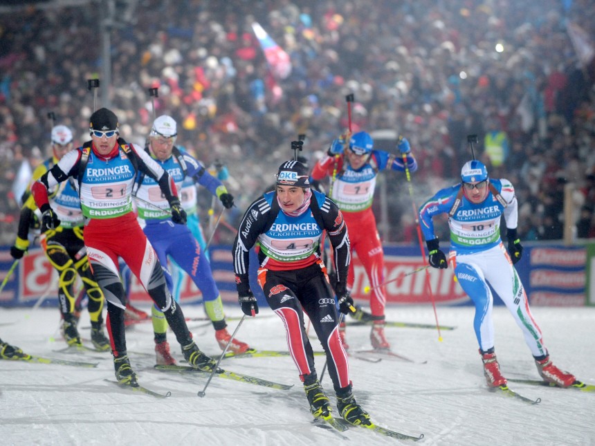 Biathlon Weltcup Oberhof - Staffel Männer Start