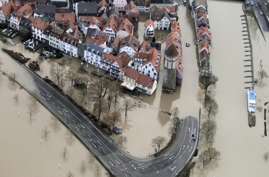 Hochwasser in Wertheim am Main