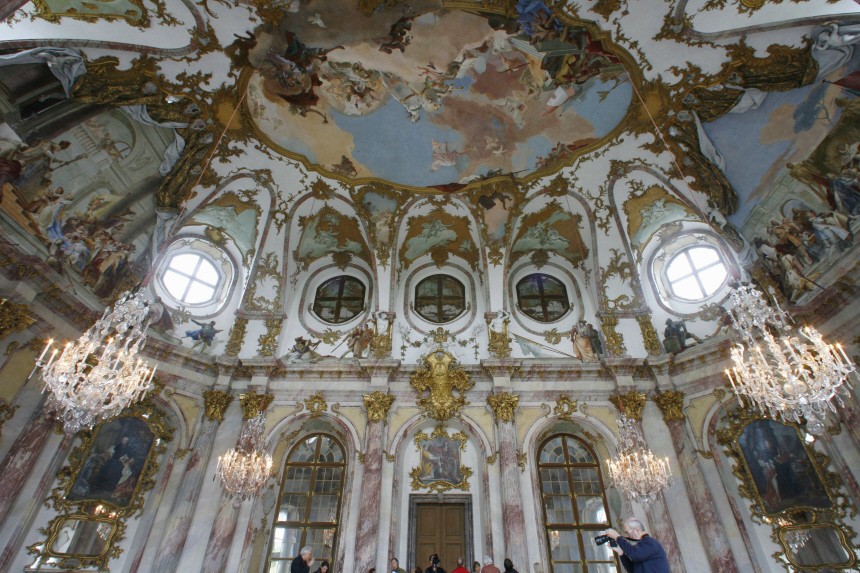 Kaisersaal der Wuerzburger Residenz vollstaendig restauriert