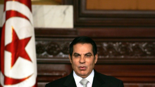 Tunisian President Zine El-Abidine Ben Ali