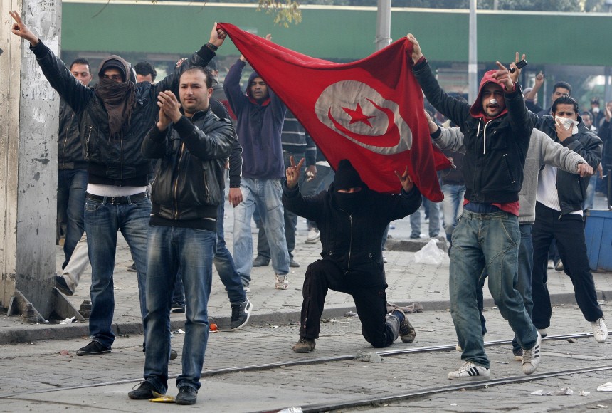 Protest in Tunis