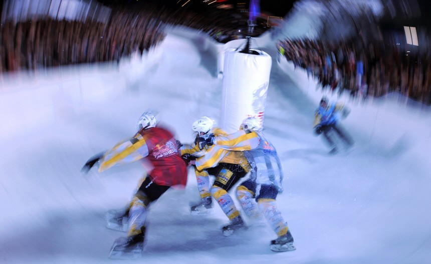 'Crashed Ice' im Olympiapark