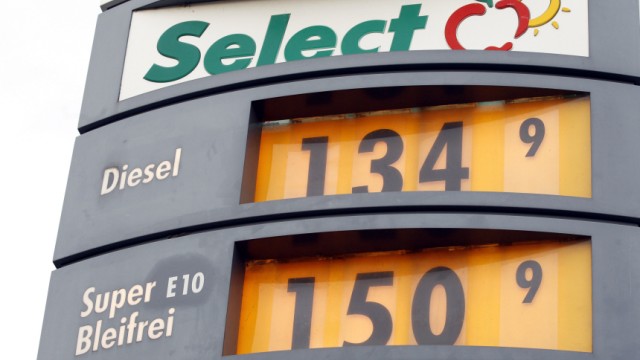 Hoechste Benzinpreise seit 2008