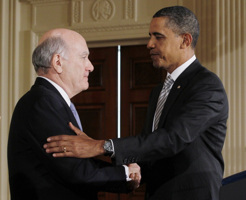 U.S. President Barack Obama introduces William Daley as the new White House Chief of Staff in Washington