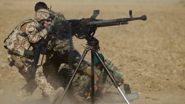 German Bundeswehr On ISAF Deployment In Afghanistan