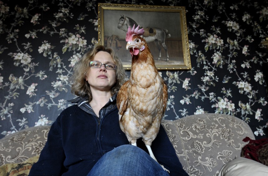 Die Vegetarierin und ein Huhn namens Rudi