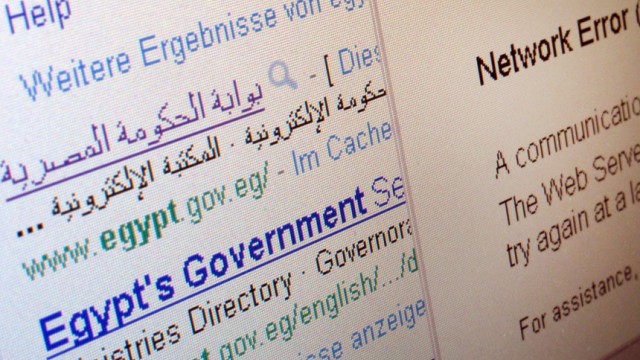 Internet in Ägypten gesperrt