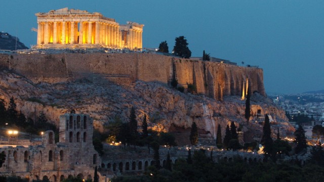 Akropolis in Athen, 2004