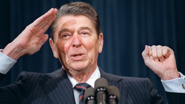 Ronald Reagan: 100. Geburtstag: Ronald Reagan im Jahre 1987: Der Mutmacher-Mythos
