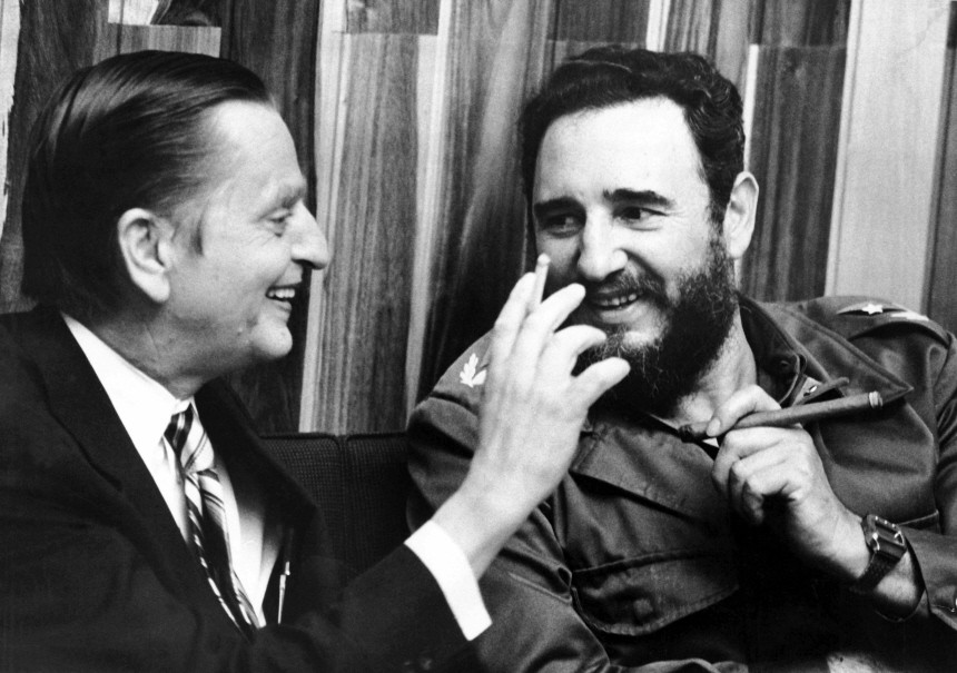 Olof Palme Fidel Castro Havanna