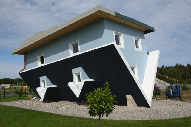 "Die Welt steht Kopf"-Haus in Trassenheide, Usedom