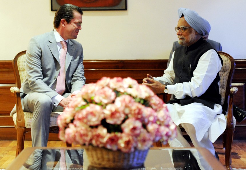 Verteidigungsminister zu Guttenberg besucht Indien