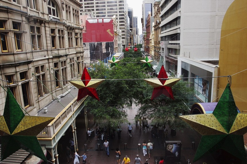 Sydney Gets Into The Christmas Spirit