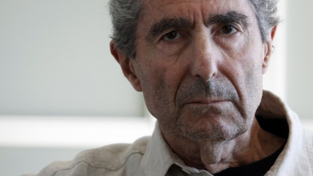 Author Philip Roth poses in New York