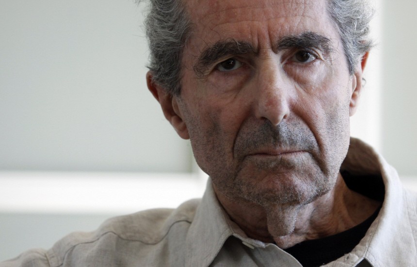Author Philip Roth poses in New York