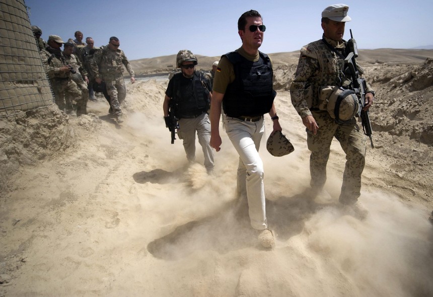 Verteidigungsminister Guttenberg in Afghanistan