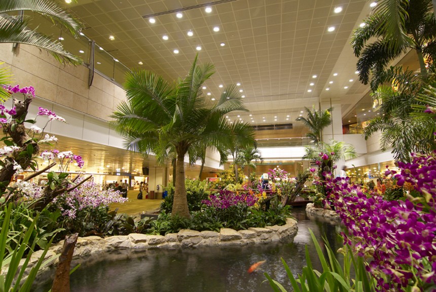 Übernachten Terminal Flughafen Rangliste Changi International Airport Singapur