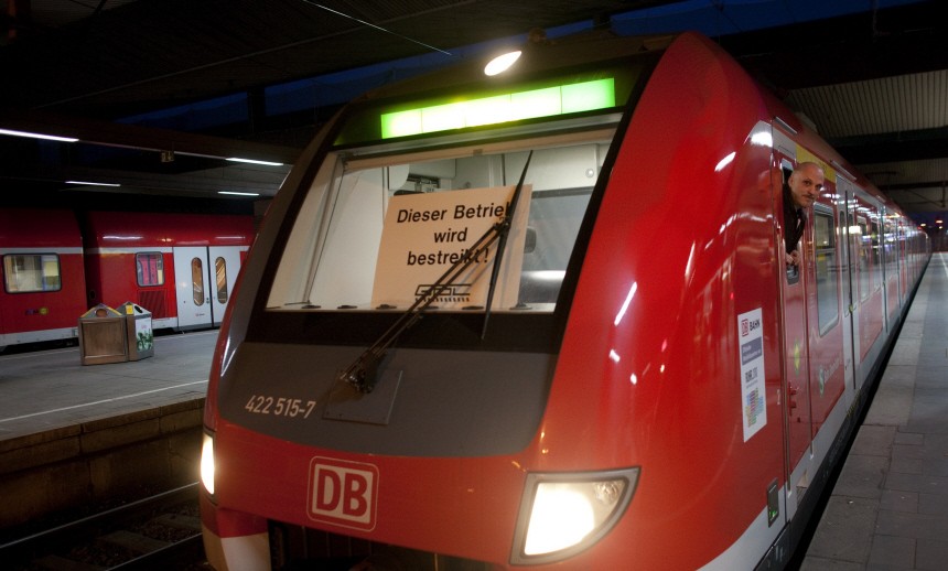 Bahnstreik in Düsseldorf