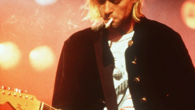 Kurt Cobain von der Gruppe Nirvana