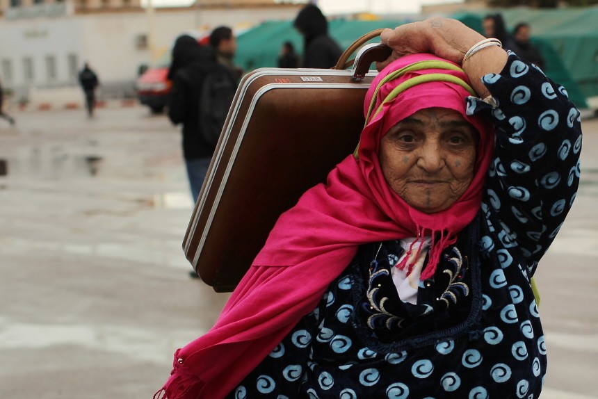 Refugees Flee Libya Into Tunisia