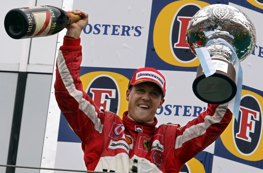 Formel 1 San Marino Michael Schumacher Podium