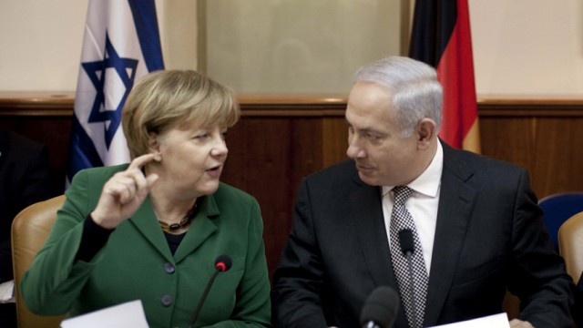 Bundeskanzlerin Merkel besucht Israel