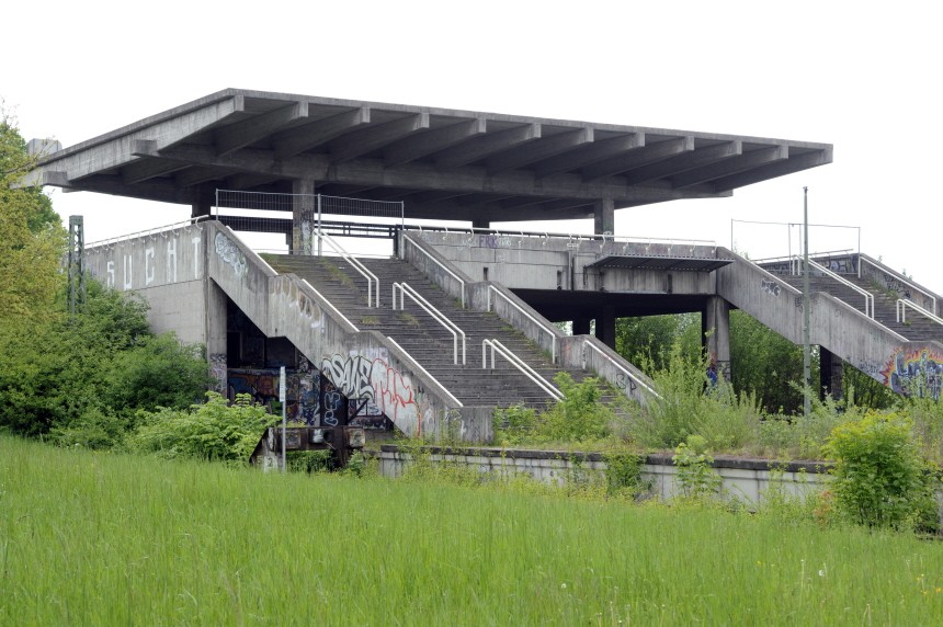 Ehemaliger S-Bahnhof Olympiastadion in München, 2010