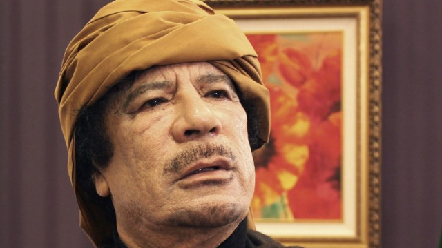 Libyen Krude Thesen, wirre Drohungen: Gaddafi beim Interview mit dem türkischen Sender TRT