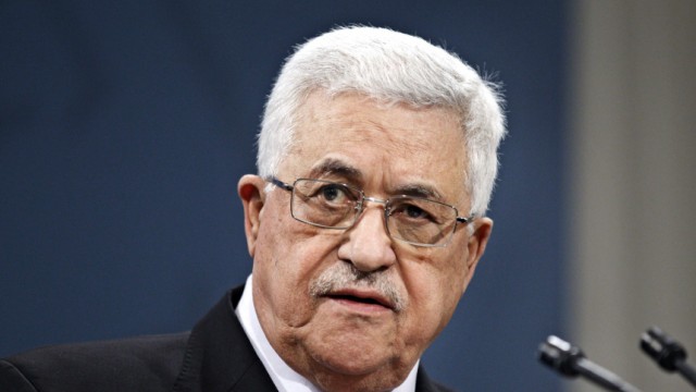Verurteilt den Mord an den jüdischen Siedlern: Palästinenser-Präsident Mahmud Abbas
