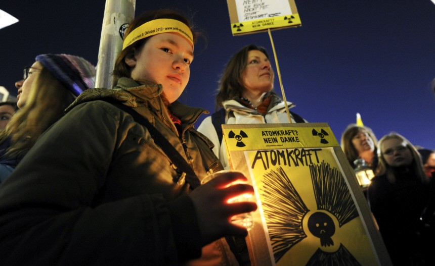 Atomkraft-Gegner demonstrieren in München