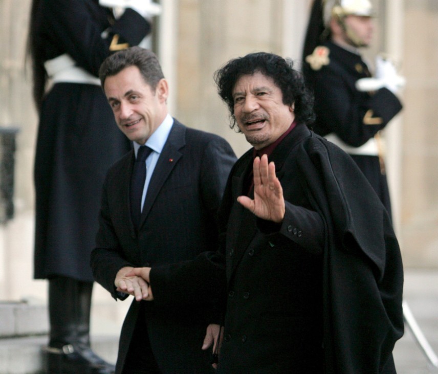 Gaddafi bei Sarkozy