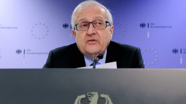 Wirtschaftsminister Rainer Brüderle