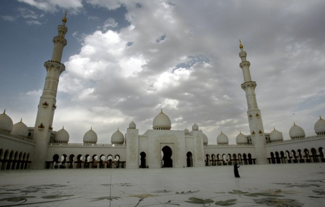 Sheikh Zayed Moschee in Abu Dhabi, Vereinigte Arabische Emirate