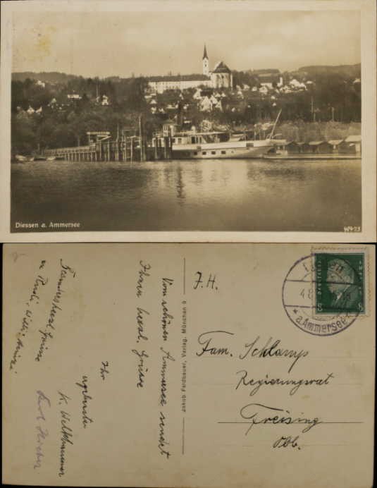 Ancestry Postkarten aus München