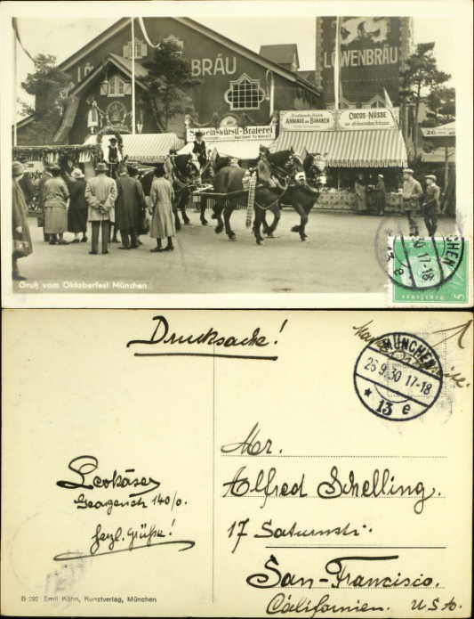 Ancestry Postkarten aus München