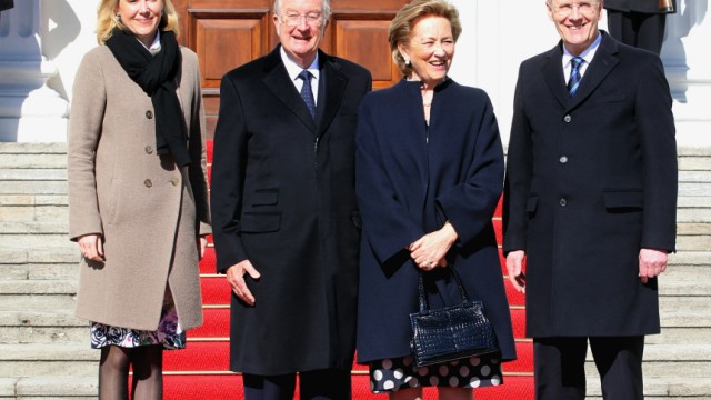Wulff empfängt belgisches Königspaar