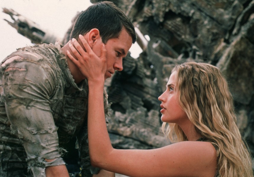 ACTOR MARK WAHLBERG AND ACTRESS ESTELLA WARREN IN PLANET OF THE APES