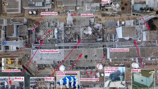 Fukushima-1 Übersicht