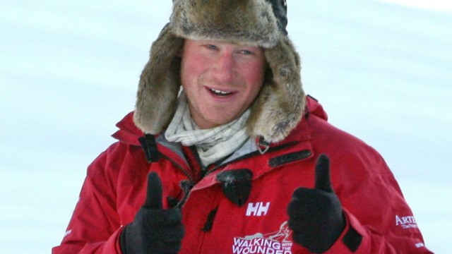 Prince Harry Joins Walking With The Wounded Expedition