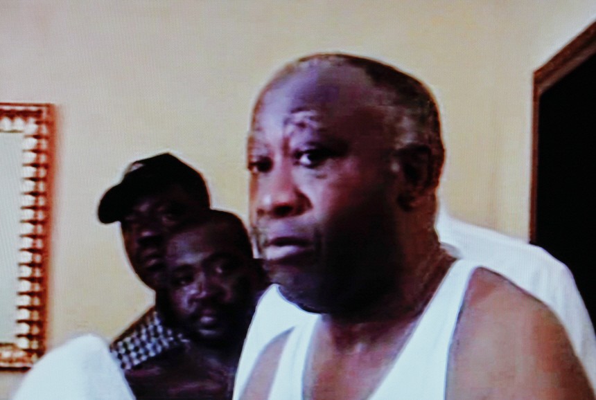 Laurent Gbagbo arrested - frame grabs