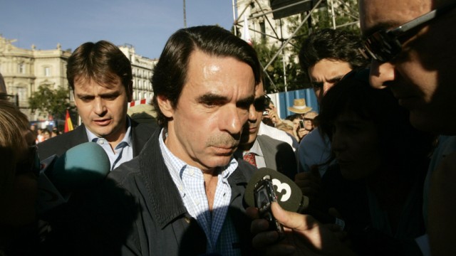 Aznar: "Er wurde zu einem extravaganten Freund. Aber zu einem Freund"