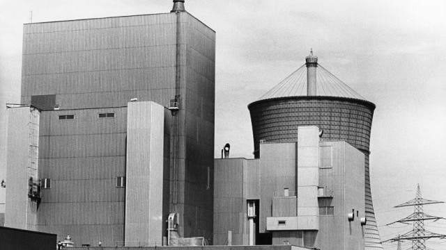 Reaktorgebäude des Hochtemperaturreaktors Hamm Uentrop Schmehausen, 1986