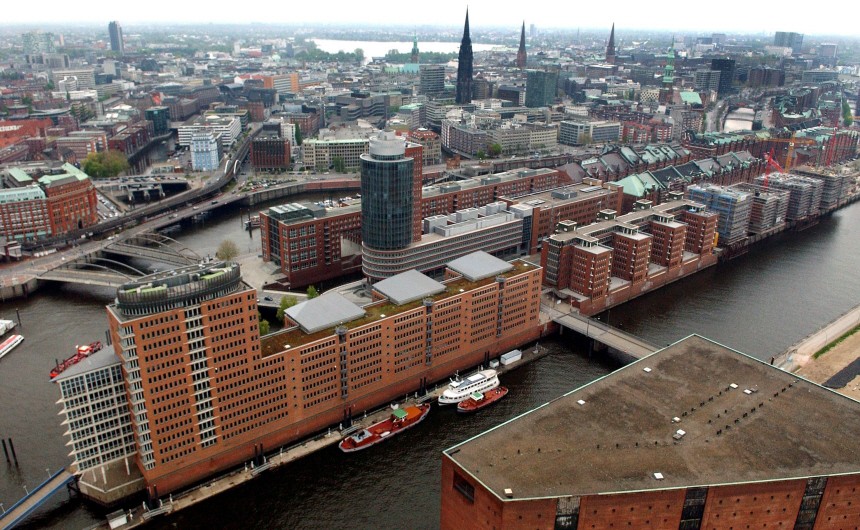 Luftaufnahme HafenCity Hamburg