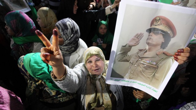 Gaddafi supporters