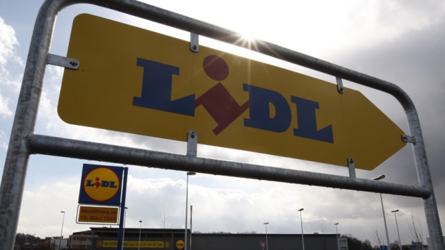 A general view shows the new Lidl supermarket in Kloten near Zurich